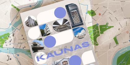 Map of Kaunas